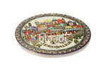 Ceramic Coaster Jerusalem Colorful Gifts Souvenirs