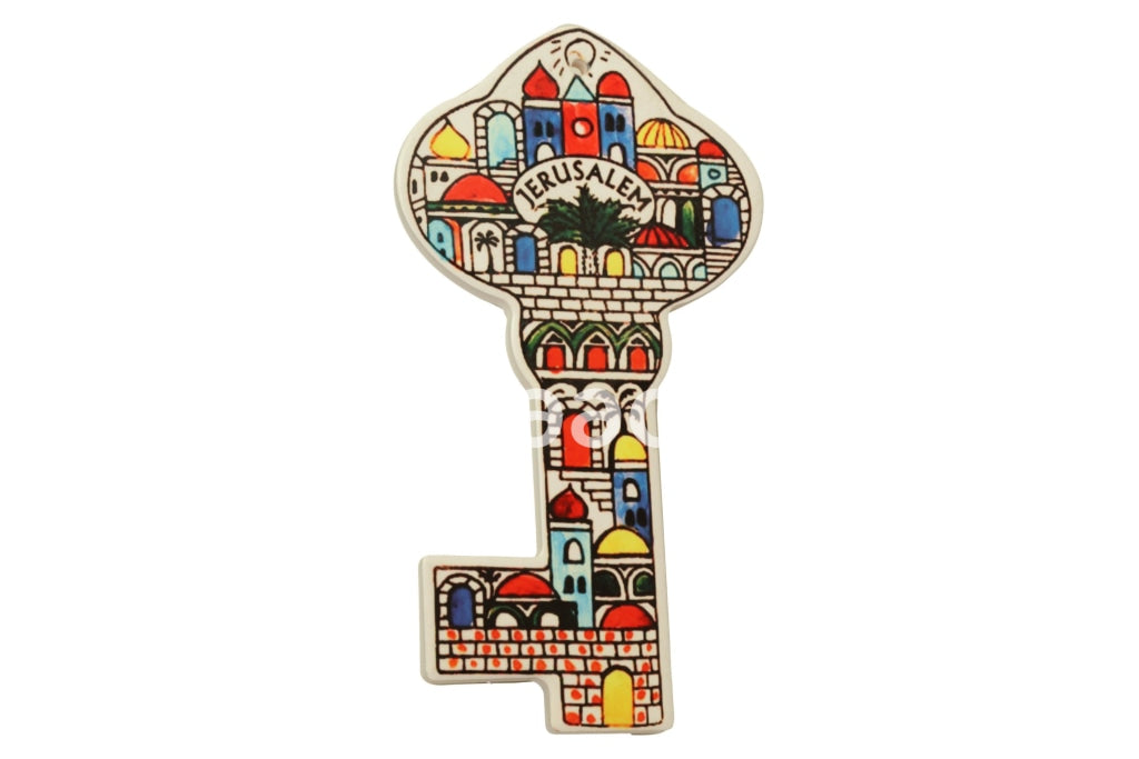 Ceramic Keyback Return With Jerusalem City Gifts Souvenirs