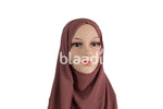 Grayish Red Georgette Fabric Hijab