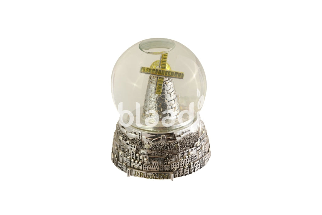 Jerusalem Windmill Snowglobe Souvenir Gifts Souvenirs