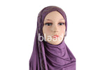 Light Eggplant Purple Hijab Dubai