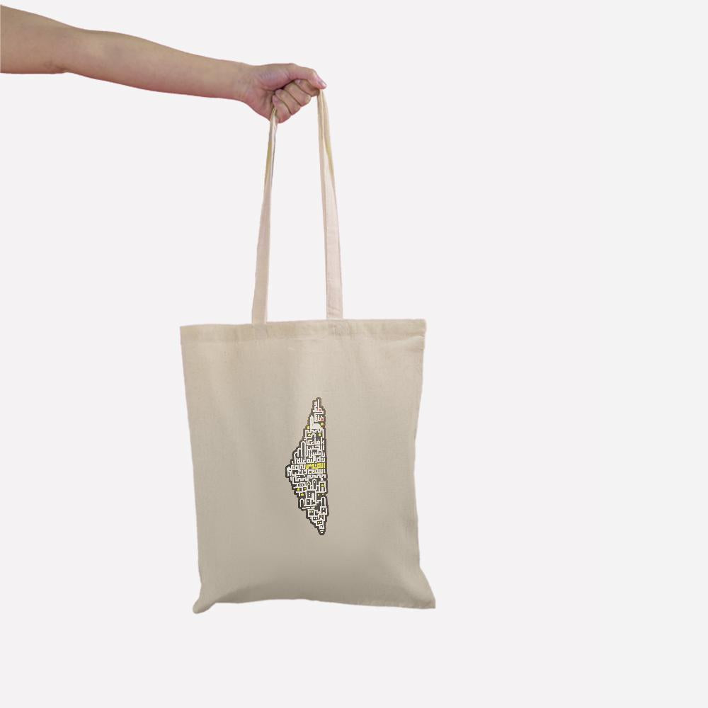 TOTE BAG - PALESTINE MAP13