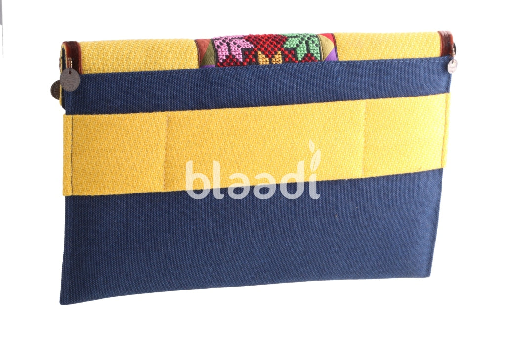 One Sided Palestinian Embroidered Sleeve Bag