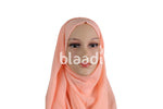 Pale Red Georgette Fabric Hijab