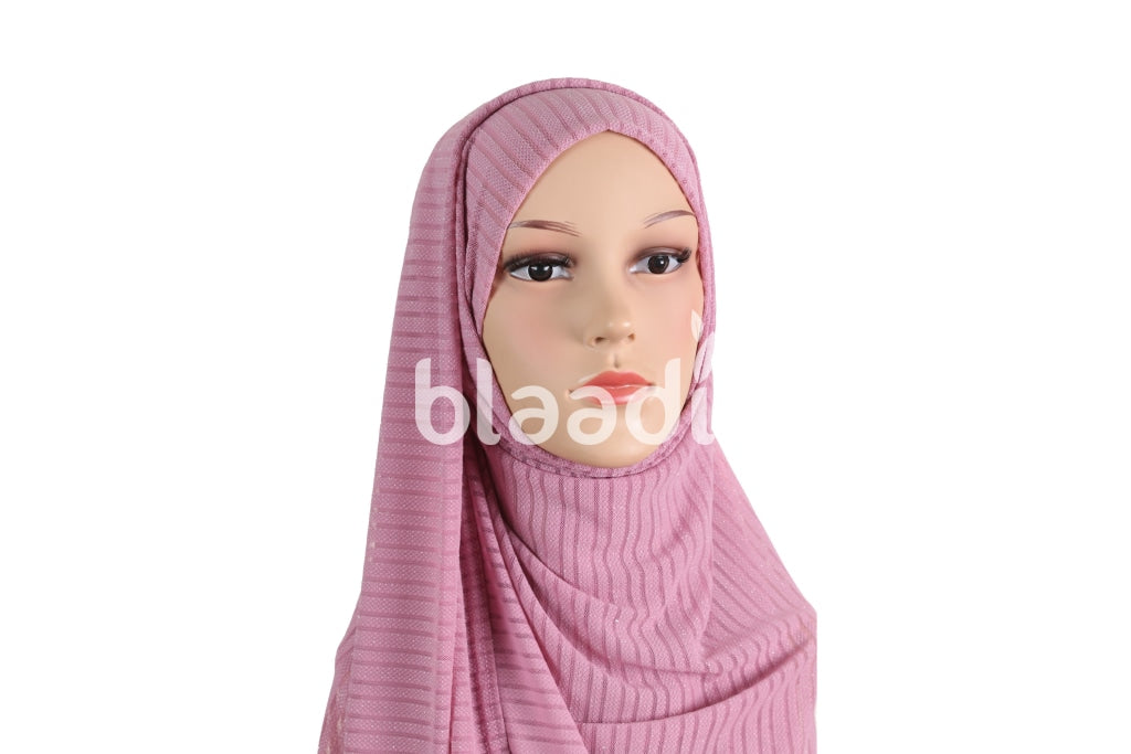 Pink Sparkly Lycra Hijab