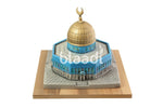 Plaster Crafted Dome Of The Rock Over Olive Wood Large Size Souvenir Gifts Souvenirs