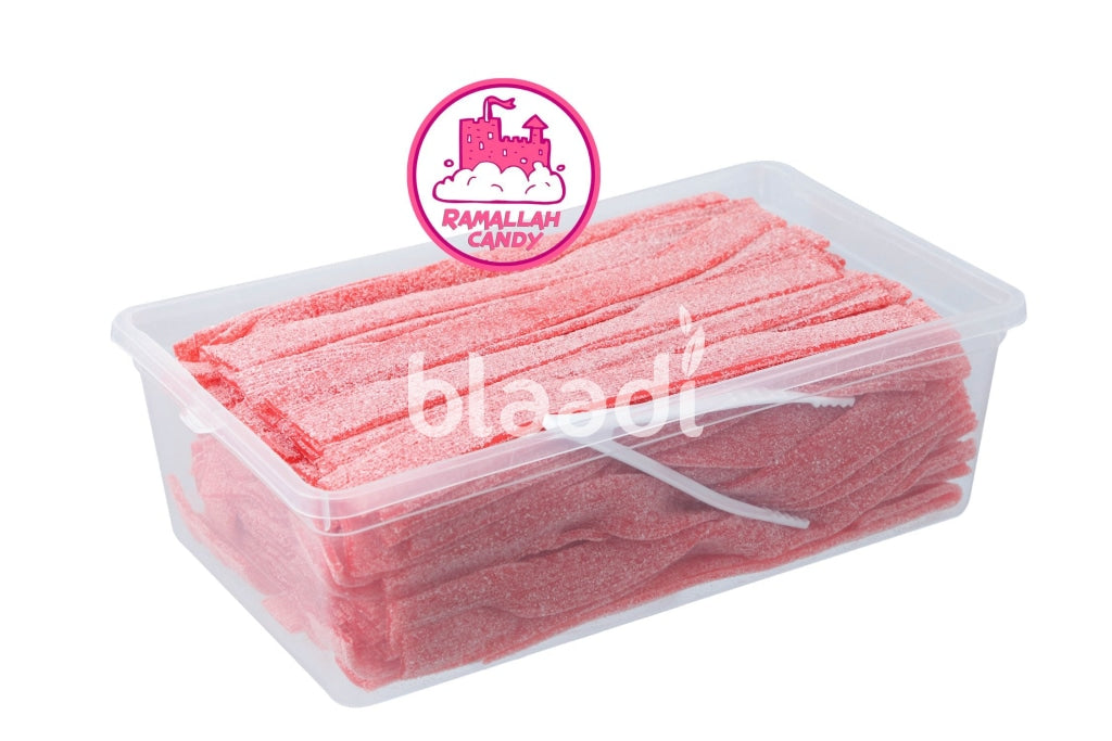 Strawberry Sour Belts Box Candy