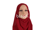 Strong Red Georgette Fabric Hijab