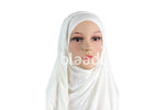 White Hejab Sada Hijab